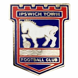 Nueva insignia prendedor de escudo de fútbol de Ipswich Town, insignia prendedor de recuerdo de fanáticos de Ipswich Town - Imagen 1 de 3