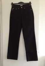 Genuine Men's Moschino 5 Pocket Black Denim Jeans - Size W28 *VGC* Made In Italy