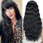 YEESHEDO Long Black Wigs for Women Natural Curly Wavy Synthetic Hair 