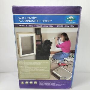 Large Wall Entry Pet Door With Telescoping Tunnel For Dogs Extreme Weather