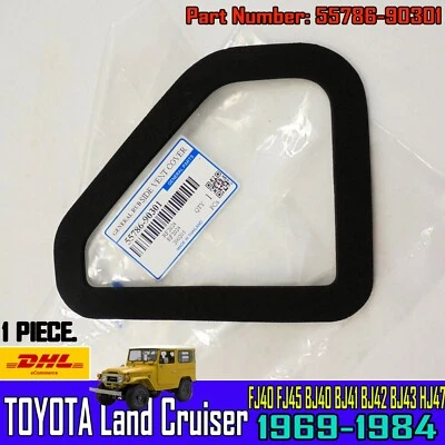 For 1969-1984 Toyota Land Cruiser FJ40 45 Packing Side Vent Cover Rubber Trim - Imagem 1 de 4
