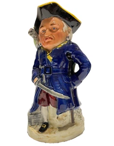 Vintage großer Burlington 'Gesundheit für seine Majestät' Musical langer John Silberkrug - Bild 1 von 12