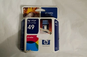 HP Inkjet Print Cartridge 49 Tri-Color Printer New Free Shipping - Picture 1 of 3