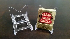 *50 Adjustable 2" Display Stand Easel Guitar Pick YoYo Photos Frame Matchbook - Picture 1 of 3