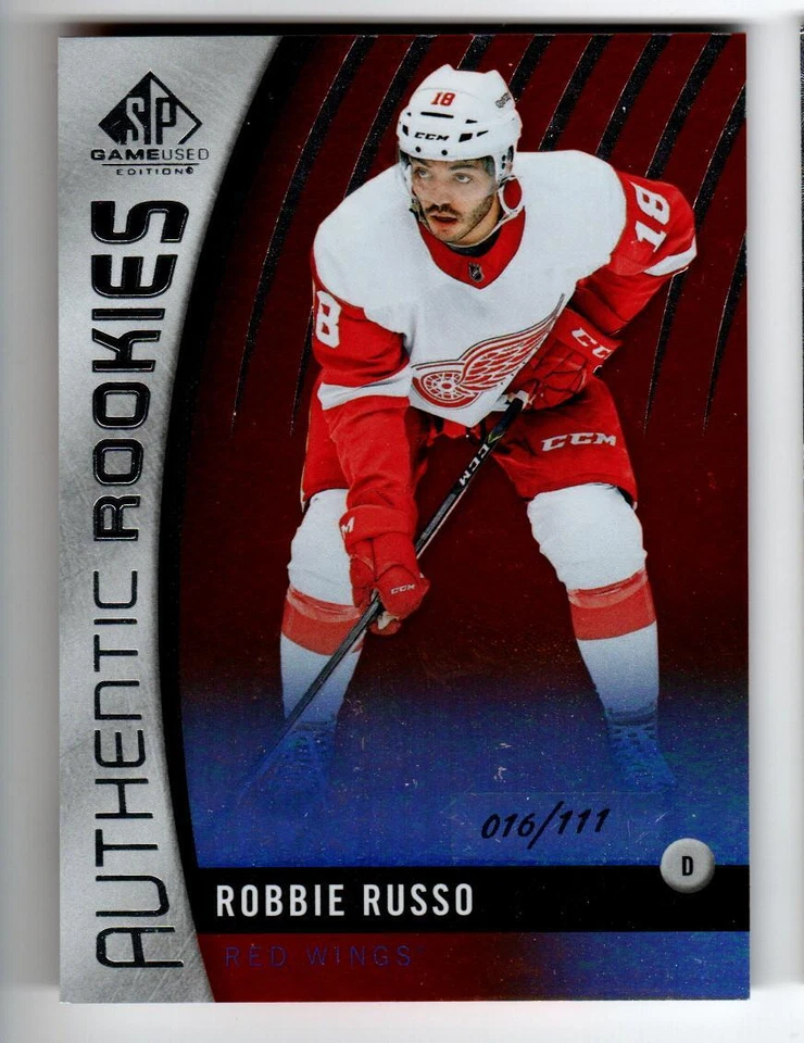 2017-18 SP Game Used Orange Rainbow #178 Robbie Russo/111 /111 - Image 1 of 1