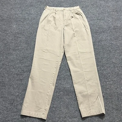 Pantalones chinos de tiro medio de algodón beige talla 30x32 colección Daniel Cremieux para hombre Foto 1 de 4
