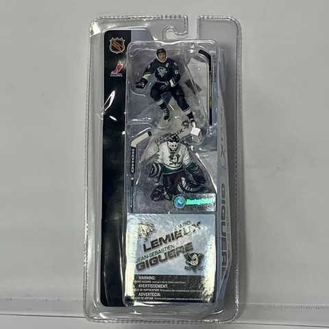 Mario Lemieux Pittsburgh Penguins Giguere Anaheim Ducks mini McFarlane Figures Cover