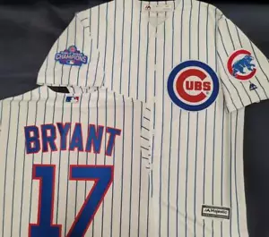 20215 Majestic Chicago Cubs KRIS BRYANT 2016 Campeón de la Serie Mundial - Imagen 1 de 1