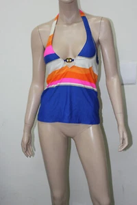 NWT Trina Turk Shangra Print Tankini Swim Top Women's Size 6 - Picture 1 of 9