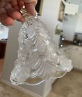 Mikasa Crystal Bell~Winter Dreams~Satin & Clear Opaque Christmas Tree~No Flaws!