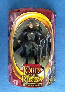 RARE HELMS DEEP LEGOLAS LORD OF THE RINGS 6" INCH LOTR TOY BIZ FIGURE - Picture 1 of 2