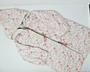 Baby Dior Kleinkind Mädchen Baumwolle Kapuze Bademantel Halstuch Größe 24m-GUC - Bild 1 von 11