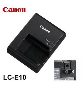 Genuine Original OEM CANON LP-E10 Battery Charger LC-E10 with Built-In Plug