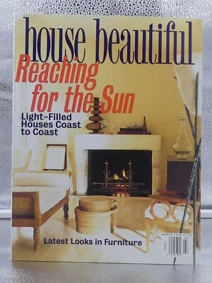 House Beautiful Magazine March 1998 Volume 140 Number 3 Reaching For The Sun ICD - Image 1 of 2