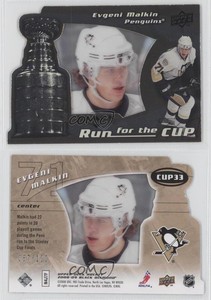 2008-09 Upper Deck Black Diamond Run for the Cup /100 Evgeni Malkin #CUP33