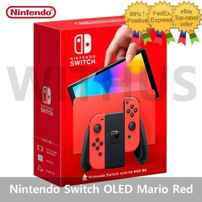Nintendo Switch OLED Model Mario Red Limited Edition - Tracking - Image 1 of 4