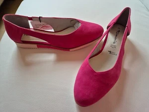 SLIPPER Halbschuhe von Tamaris * Gr. 40 * Leder pink * trendy * NEU - Bild 1 von 5