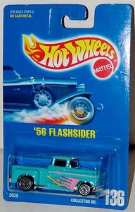 Camión escalonado Hot Wheels 56 Flashsider tarjeta azul coleccionista #136 Malasia 1992 - Imagen 1 de 1