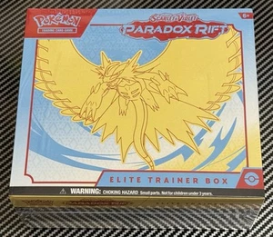 1 Pokemon SV Paradox Rift Roaring Moon Elite Trainer Box Sealed NM Free Shipping - Picture 1 of 2