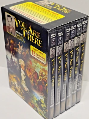 You are There - Set 1 Box Set (DVD, 2004, 6-Disc Set) Host Walter Cronkite - Image 1 of 4