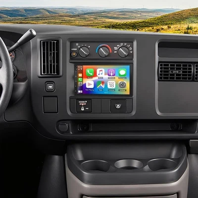 For Chevy Express 1500 2500 2003-2006 Carplay Car Radio Stereo GPS Android Auto Foto 1 de 4