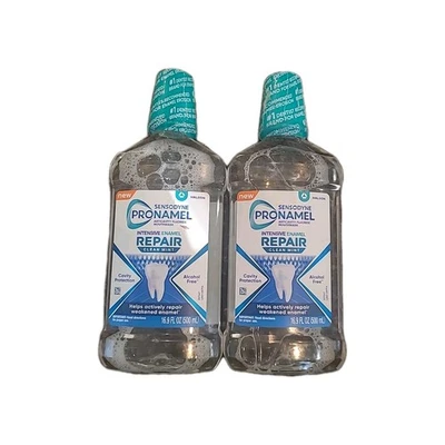 Sensodyne Pronamel Reparación Intensiva de Esmalte, Limpio Como Nuevo, 16.9 Fl Oz X 2 Foto 1 de 2