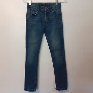 Tommy Hilfiger Jeans Youth Kids 12 Blue Dark Medium Wash Stretch Skinny - Picture 1 of 9