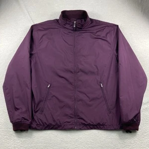 Peter Millar Full Zip Jacket Cotton Lined Men Large Purple Cotton Lined Golf - Picture 1 of 9