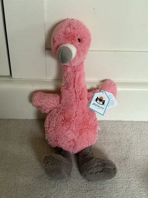 Jellycat Medium Bashful Flamingo - Image 1 of 3
