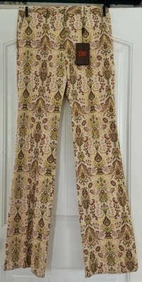 Etro Milano Italian Sz 46 Colorful Jacquard Paisley Print Pants NWT  $1,220 MSRP - Image 1 of 4