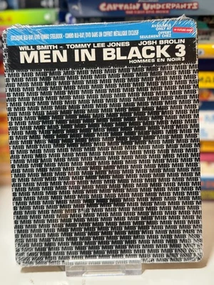 MEN IN BLACK III 3 BLU RAY STEELBOOK - FUTURESHOP - BRAND / NEW SEALED - Imagem 1 de 2