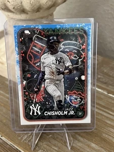 2024 Topps Holiday Jazz Chisholm Candy Bat Image Variation SP #H165 Yankees - Bild 1 von 2