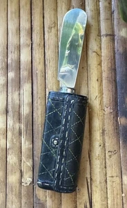 Boston Warehouse Quilt Diamond Handtasche Gepäck Reise Käse Streuer Messer Butter - Bild 1 von 9