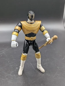 Power Rangers Zeo Black Gold Ranger Vintage Figur 1996 Bandai - Bild 1 von 2