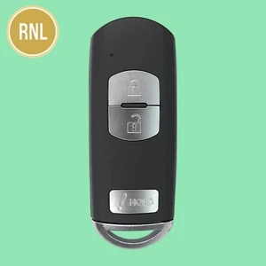 Mazda 2012-2017 OEM 3 Button Smart Key FCC: WAZSKE13D01 + Emergency key - Picture 1 of 6