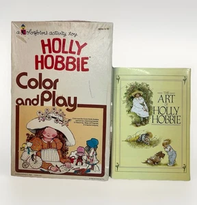 Vtg Holly Hobbie Book The Art of Holly Hobbie 1st Ed. + Color & Play Paper Dolls - Bild 1 von 18