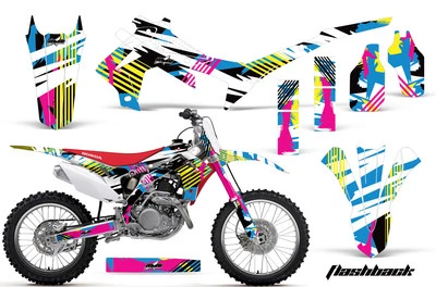 Dirtbike Graphic Decals For Honda CRF250R 14-17 CRF450R 13-16 FLASHBACK — 第 1/2 张图片