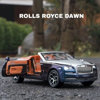 Modello di auto di lusso Rolls Royce Dawn in scala 1:24 Fonde sotto... - Immagine 1 di 4