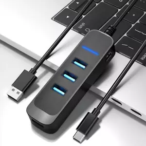 USB 2.0 Power Adapter 4 Port Multi USB Splitter Hub Multiple HighS C9M5 Y4 D4P6 - Picture 1 of 8