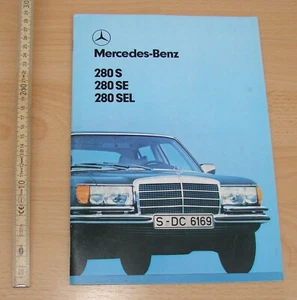 Mercedes Benz Katalog 280 S SE SEL um 1978 - Picture 1 of 8