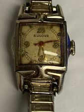 Working Vintage Ladies 1958 L8 10K R.G.P. Bulova Mechanical Watch DF