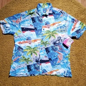 Neu mit Etikett Jams World Hawaiihemd Größe XL Wasser Aquaristik lang Strand Herren Camp Tiki - Bild 1 von 14
