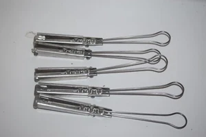 Stainless Steel Fiber Optic Wedge Clamp Lot of 5 - Picture 1 of 2