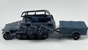 Corgi Toys Hanomag 1/251 Semi-Track Rocket Launcher w/Wagon missing rocket - Picture 1 of 12
