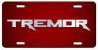 F-150 Tremor Inspired Art On Red Aluminum Novelty License Tag Plate New