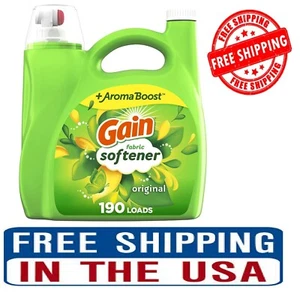 Gain Fabric Softener, Original, 140 fl oz FRESH Free Shipping - Picture 1 of 8