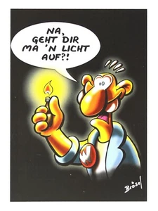 Werner Präsi Brösel "ArtNr. 20107 Licht auf!" - Postkarte 10.5x14.7cm - Bild 1 von 1