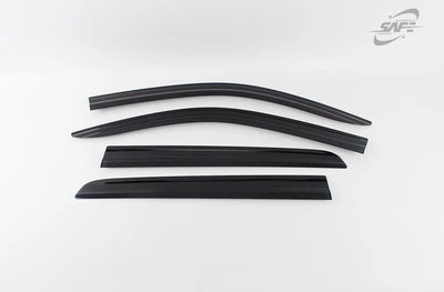 SAFE Smoke Tinted Weather shields 4P for 2016 ~ 2018 Toyota Hilux Dual Cap  - Image 1 of 4