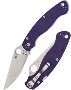 Spyderco Military 2 Linerlock Folding Knife 4" CPM S110V Steel Blade G10 Handle - Picture 1 of 3