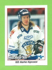 1995 Panini Hockey World Championship '95 #169 Marko Kiprusoff Finland